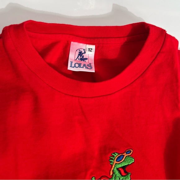 Cabo San Lucas “Los Cabo’s” Embroidered Lizard Kids T-Shirt Size 12 - Picture 5 of 8